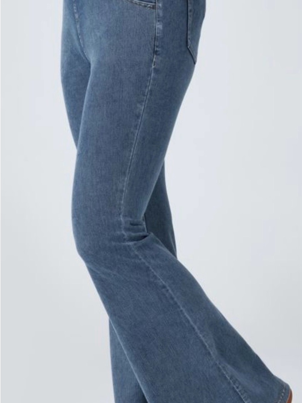 HALARA Women's Blue Wide-Leg Jeans